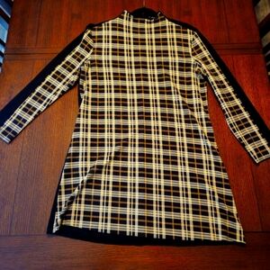 French Connection Plaid Swing Dress Size 12 US